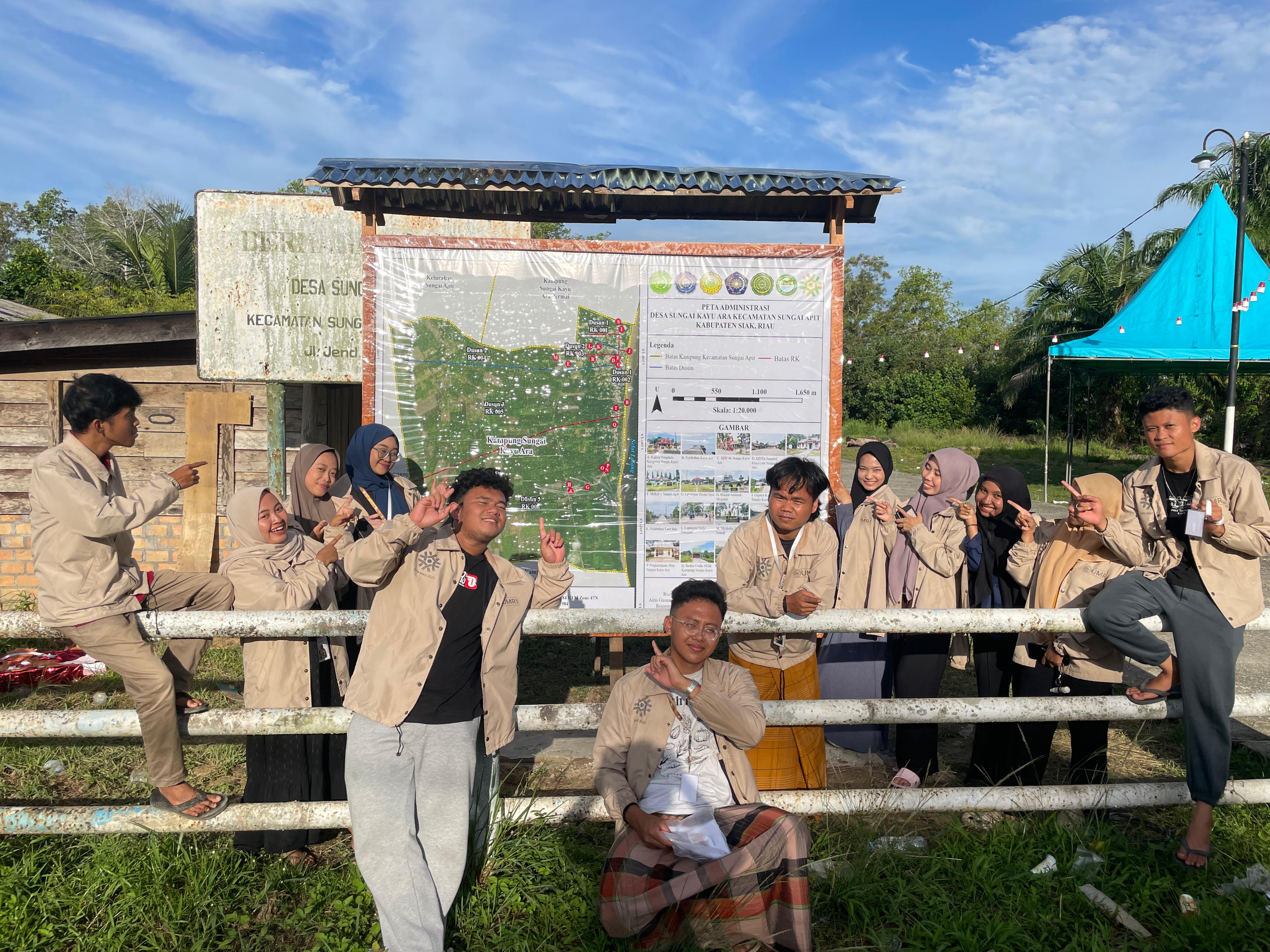 Pemetaan Geografis Desa Sungai Kayu Ara sebagai Media Informasi Masyarakat